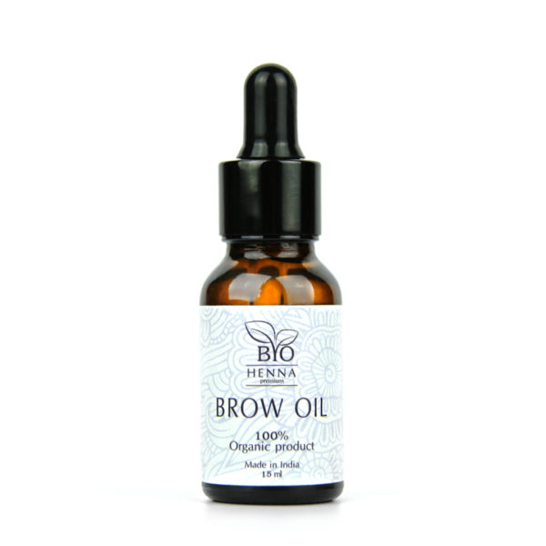 Bio Henna Premium Olejek do brwi 15 ml Henna pudrowa
