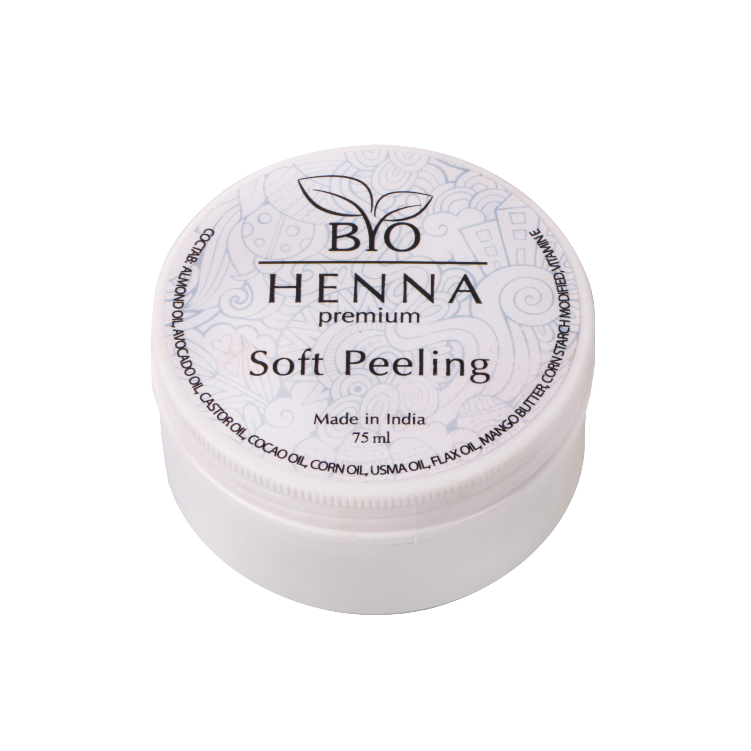 Bio Henna Premium Soft Peeling 75 ml Henna pudrowa