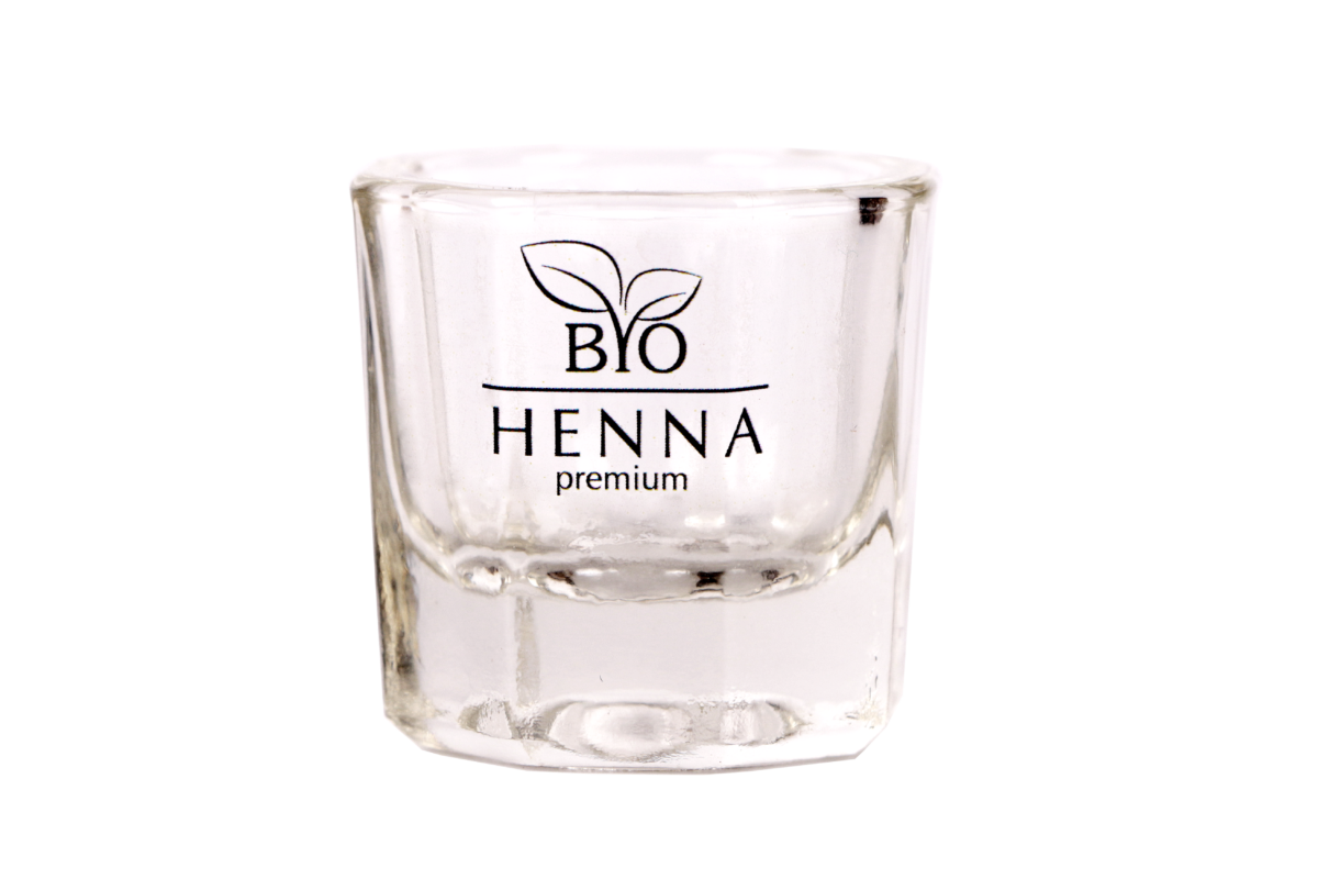Bio Henna Premium Kieliszek szklany do henny Henna pudrowa